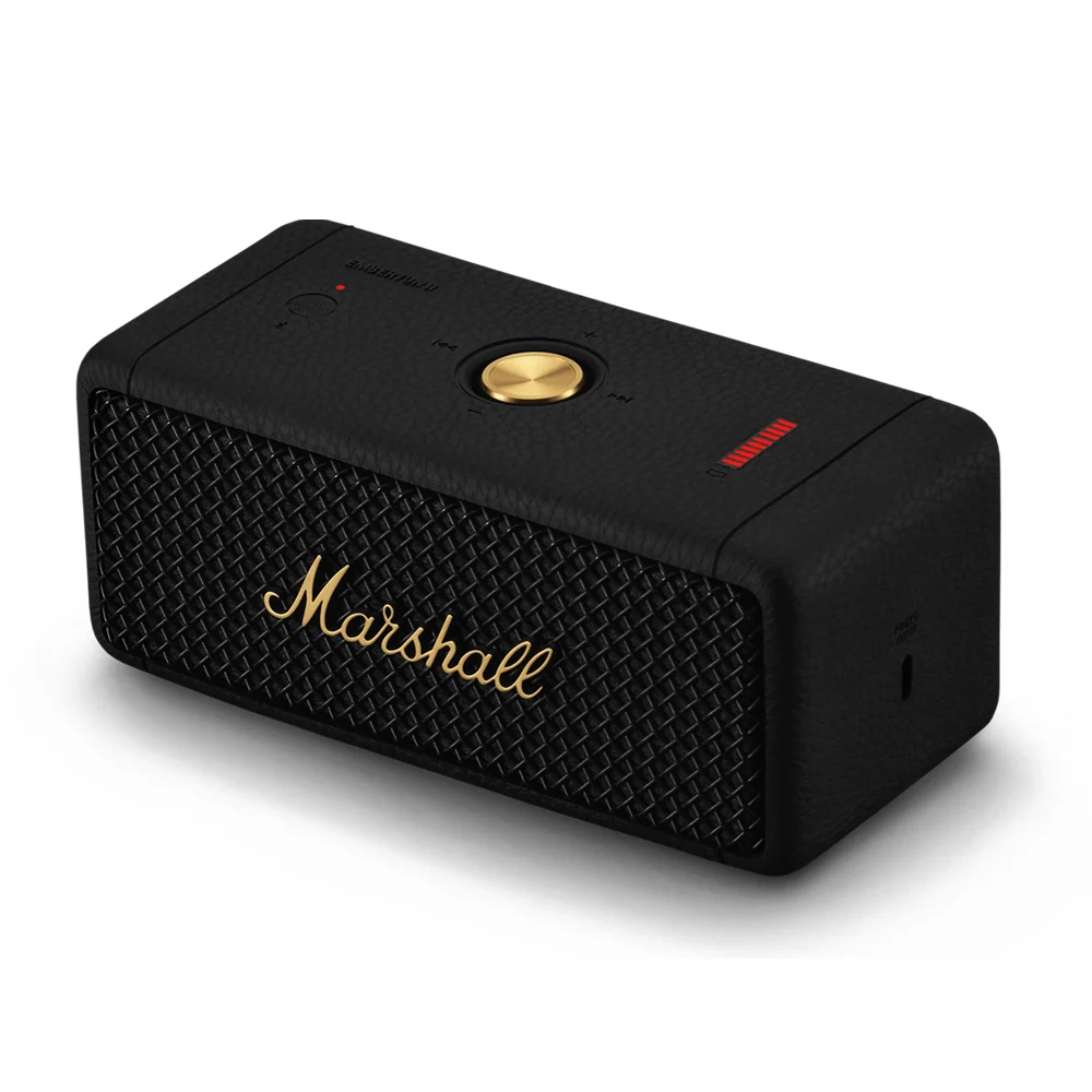 ลำโพงบลูทูธ Marshall Emberton II - Black and Brass